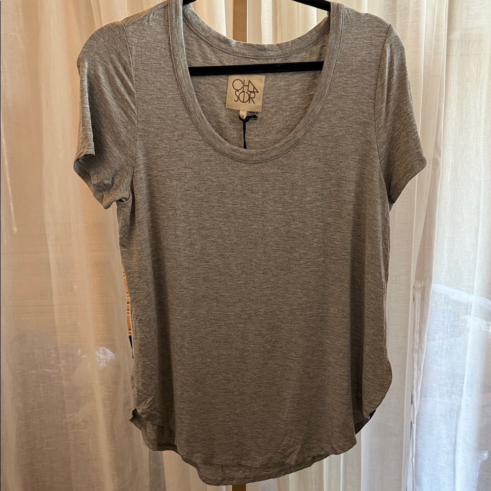 Chaser Heather Gray Short Sleeve Tee